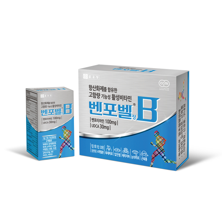 종근당이 판매 중인 활성비타민 '벤포벨'. 이 제품은