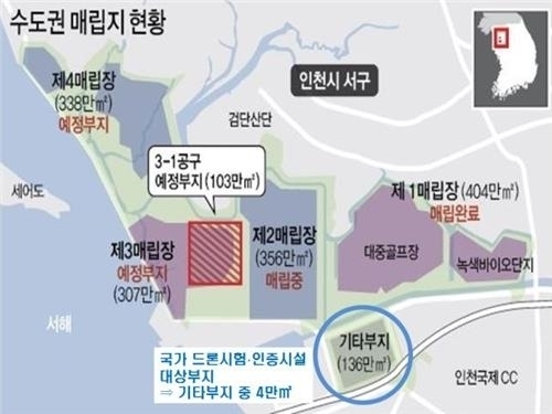 드론인증센터 예정 부지=인천시 제공