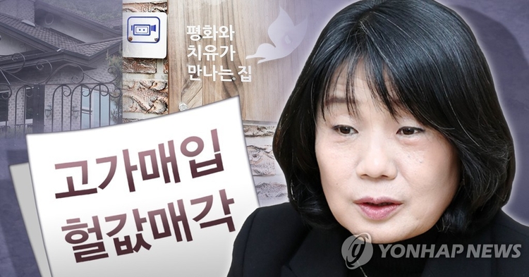 정의기억연대 윤미향 '안성 쉼터' 논란. (이미지=연합뉴스)