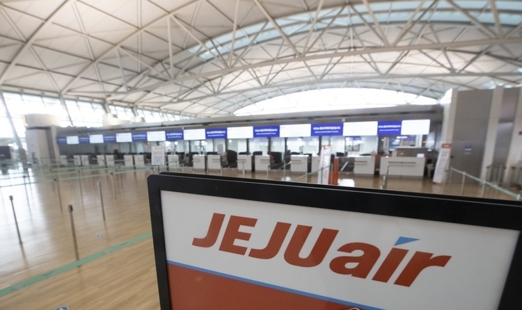 제주항공의 인천국제공항 1터미널 출국장 카운터 (이미지=연합뉴스)