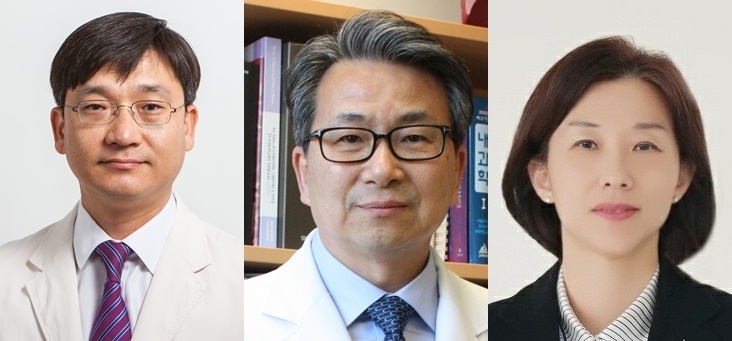 성균관의대 산부인과 이정원 교수, 서울의대 내과 이춘택 교수, 국립암센터 암역학연구과 김정선 교수(사진=광동제약)