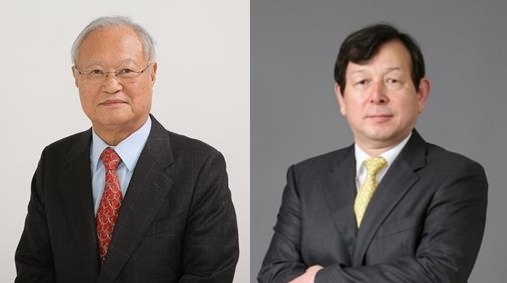 (왼쪽) 김종국 서울대학교 약학대학 명예교수, (오른쪽) 박은석 성균관대학교 약학대학 교수(사진=부채표가송재단)