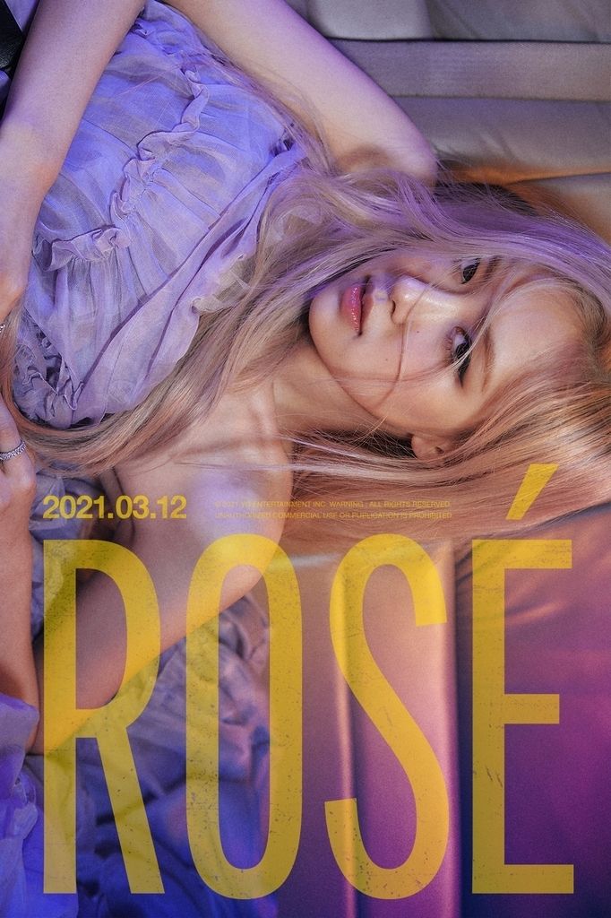 <strong>블랙핑크 로제 솔로앨범 티저 포스터</strong>