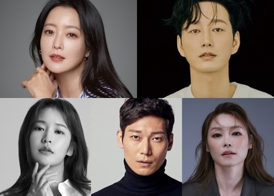 (왼쪽 위부터 시계방향으로) 김희선, 이현욱, 차지연, 박훈, 정유진