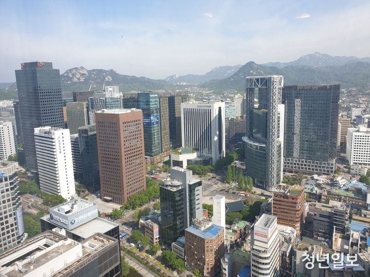 기업 본사가 밀집해 있는 서울 중구 일대 
