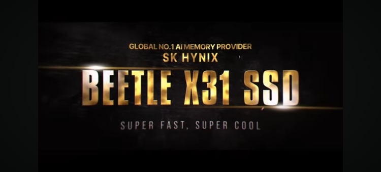 ‘SK하이닉스 Beetle X31 SSD’ 광고. (사진=유튜브)