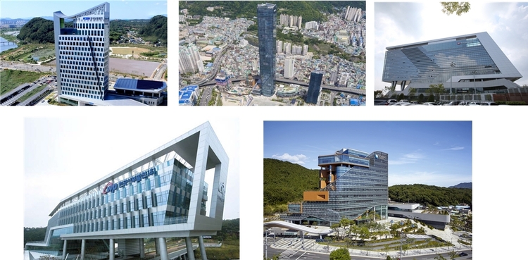 발전 공기업 본사 전경..