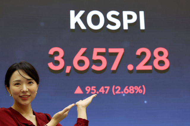美 기준금리 인하 기대·부동산 정책 발표에...코스피, 사상 첫 3,650 돌파