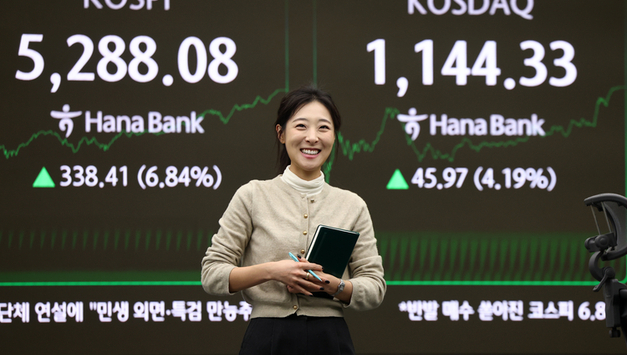 외국인·기관 매수세에...코스피, 5280대 마감