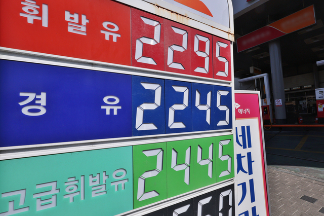 국제유가 100달러 돌파 여파…휘발유 1천898원·경유 1천920원