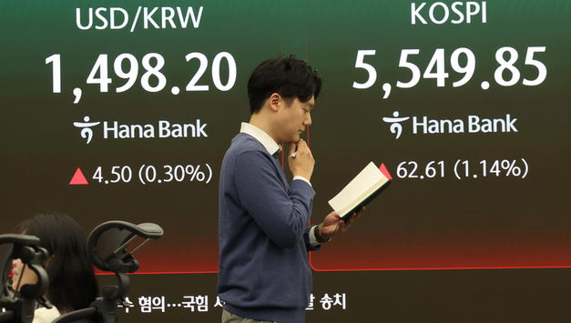 AI 산업 호실적 기대 속 매수세에...코스피, 5500선 회복