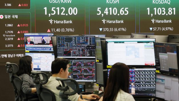 코스피, 중동發 리스크에 5대 '급락'…환율 1천510원 돌파 '금융시장 흔들'