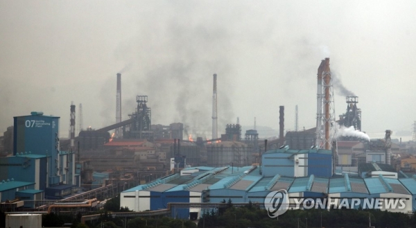 정전사고 난 광양제철소 [사진=연합뉴스]