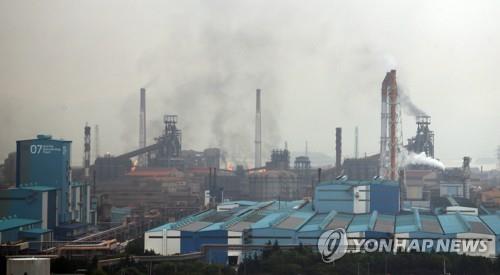 정전사고 난 포스코 광양제철소 [사진=연합뉴스]