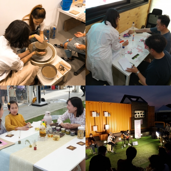 지난해 열린 낭만예술진료 모습. [사진=한강사업본부]